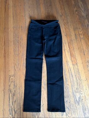 Gloria Vanderbilt Amanda Dark Black Straight Leg Women’s Jeans